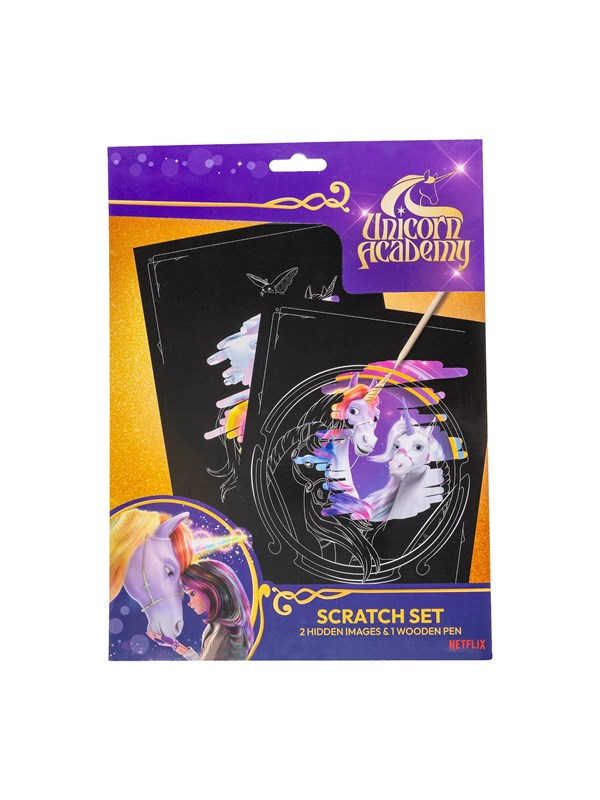 Unicorn Academy Skrabekort - 2 stk. - Enhjørninger