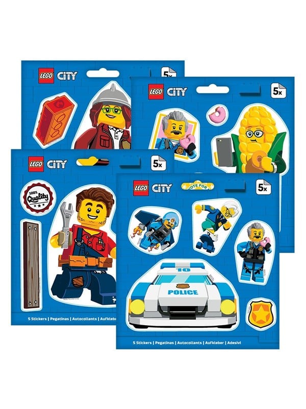 LEGO 4003003-53863P ® City Klistermærkesæt