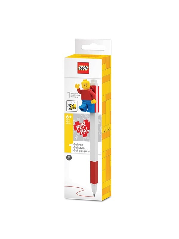 Euromic 4003075-52602 LEGO gel pen, 1 stk rød i box m minifigur Euromic 4003075-52602 LEGO gel pen, 1 stk rød i box m minifigur