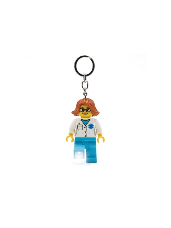 LEGO 4006036-LGL-KE185H ® LED Nøglering Kvindelig Doktor LEGO 4006036-LGL-KE185H ® LED Nøglering Kvindelig Doktor
