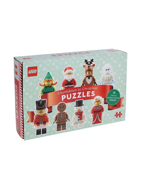 LEGO 4013116-233420 ® Nedtælling til Jul Puslespil: 12 Dage med Minifigur Advent Puslespil - 12x48 brikker