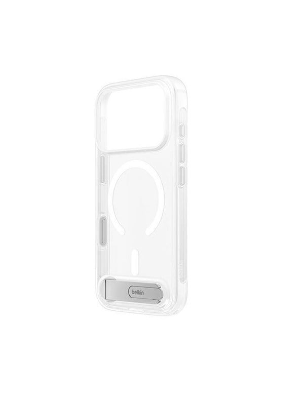 Belkin SheerForce Clear Series Magnetic Case + Kickstand - iPhone 18 Pro/17 Pro - Clear