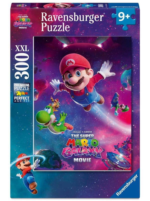 Ravensburger XXL Puslespil - 300 Brikker - Super Mario Galaxy Movie