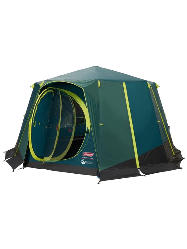 Coleman Octagon, Camping, Hård ramme, 8 person(er), 15,7 m2, 20,6 kg, Grøn, Gul