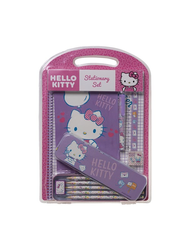 Hello Kitty Bumper set w/tin case notebook