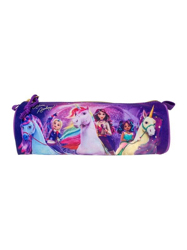 Unicorn Academy Round pencil case 22 x 7 cm