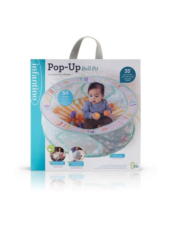 Infantino Pop-up boldbassin m/50 farvrige bolde. +9 mdr.m/5