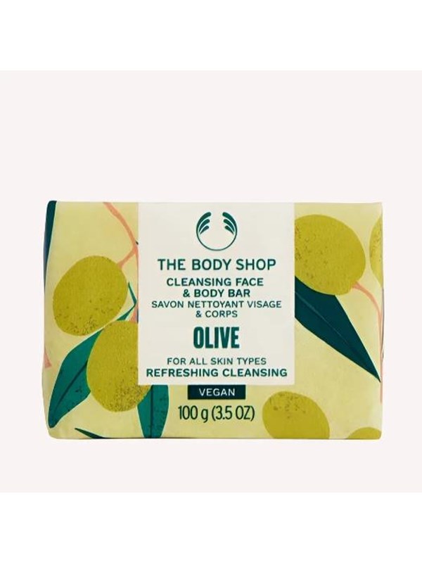 The Body Shop Olive Cleansing Face & Body Bar 100 g