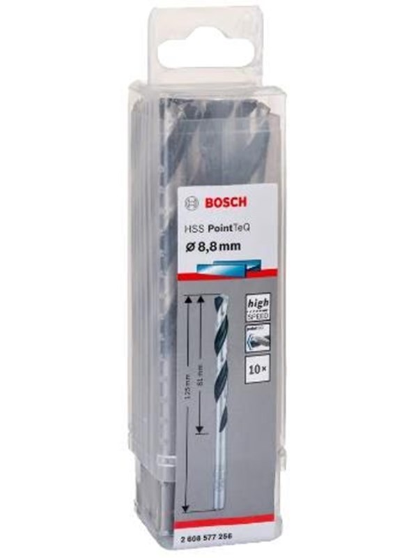 Bosch Metalbor Pointtec HSS-R 8,8mm 10stk - 2608577256