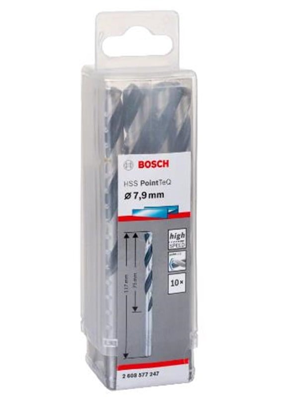 Bosch Metalbor Pointtec HSS-R 7,9mm 10stk - 2608577247