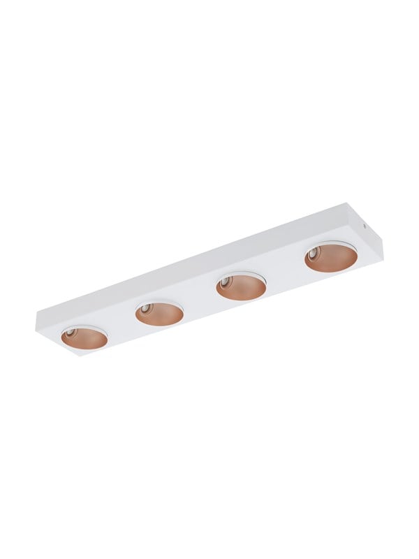 EGLO Stars of Light RONZANO loftlampe, 4x510 lm, hvid/guld