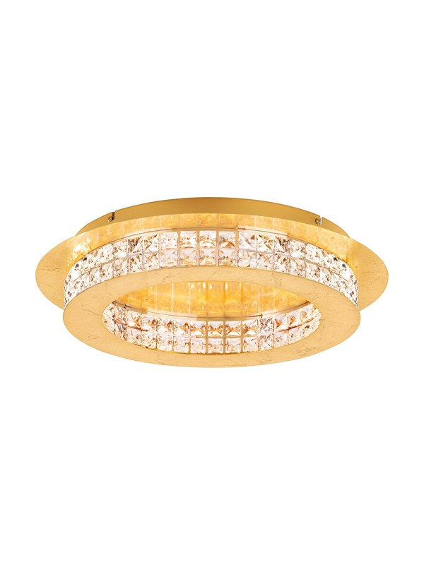 EGLO Stars of Light PRINCIPE loftlampe, 10x380 lm, Ø500 mm, guld