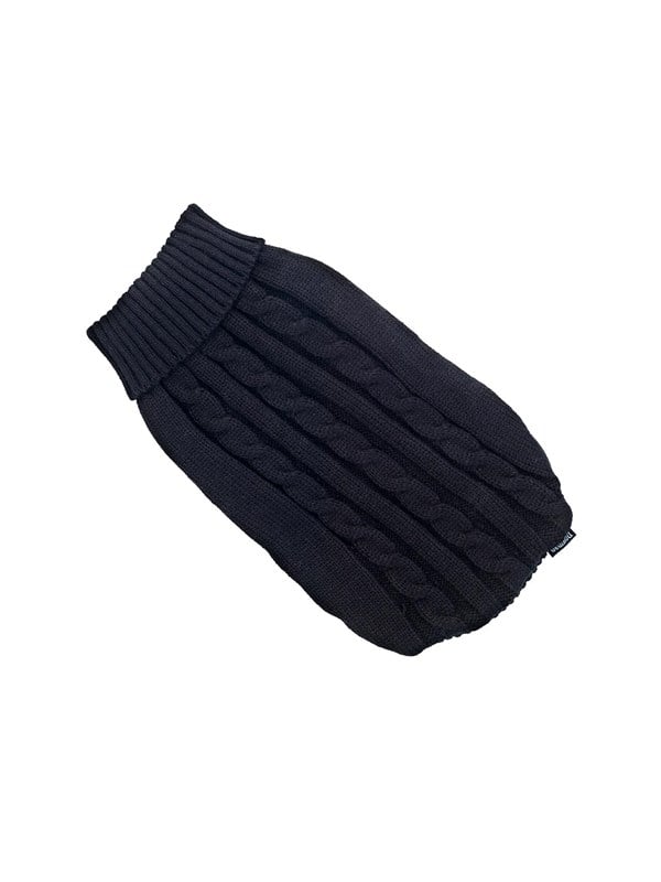 Dogman Strikket Hundetrøje Gina Sort 35cm 35cm