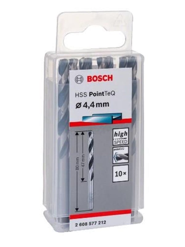 Bosch Metalbor Pointtec HSS-R 4,4mm 10stk - 2608577212