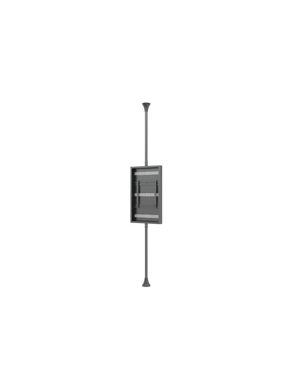 Multibrackets M Pro Series enclosure - medium - for flat panel - high brightness wire - black RAL 9005 - Maks 50 kg - Maks størrelse 46"