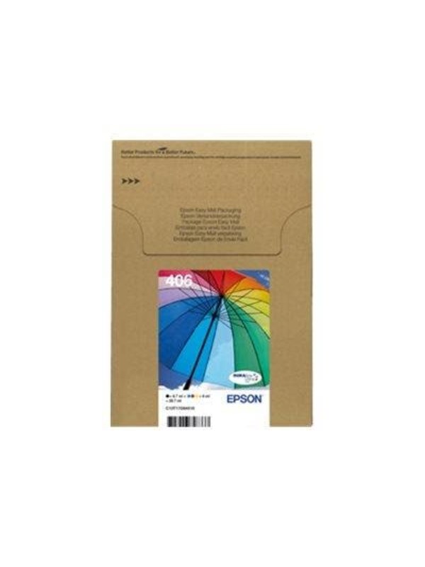 Epson 406 Multipack EasyMail - 4-pack - black yellow cyan magenta - original - ink cartridge