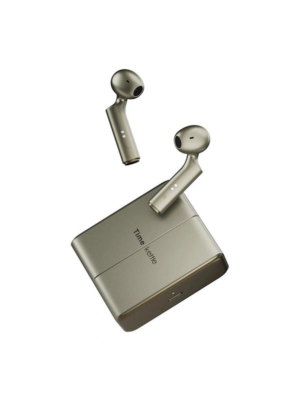TimeKettle W4 Plus TWS Translation Earbuds (Gold)