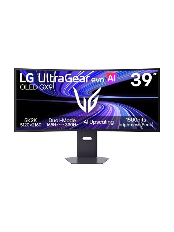 39" LG UltraGear evo AI 39GX950B-B - GX9 Series - OLED monitor - Curved - HDR