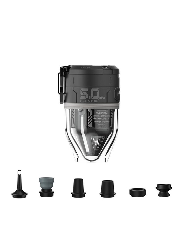 Flextail Max Pump 3 bærbar luftpumpe - sort, 5 kPa, 500 l/min, USB-C