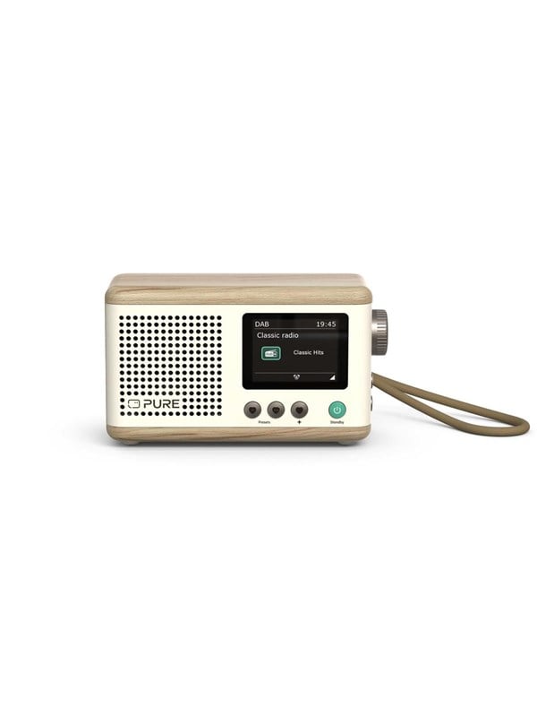 PURE Classic Mini - DAB+/FM - Cotton white/oak