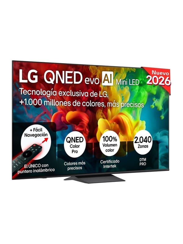 LG 75" Fladskærms TV QNED 4K High Dynamic Range 10 (HDR10) 75QNED83B6A