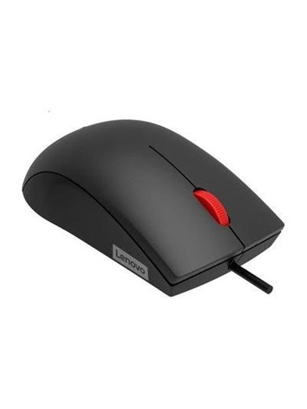 Lenovo 120 - mouse - USB - black - Mus - Optisk LED - 3 knapper - Sort