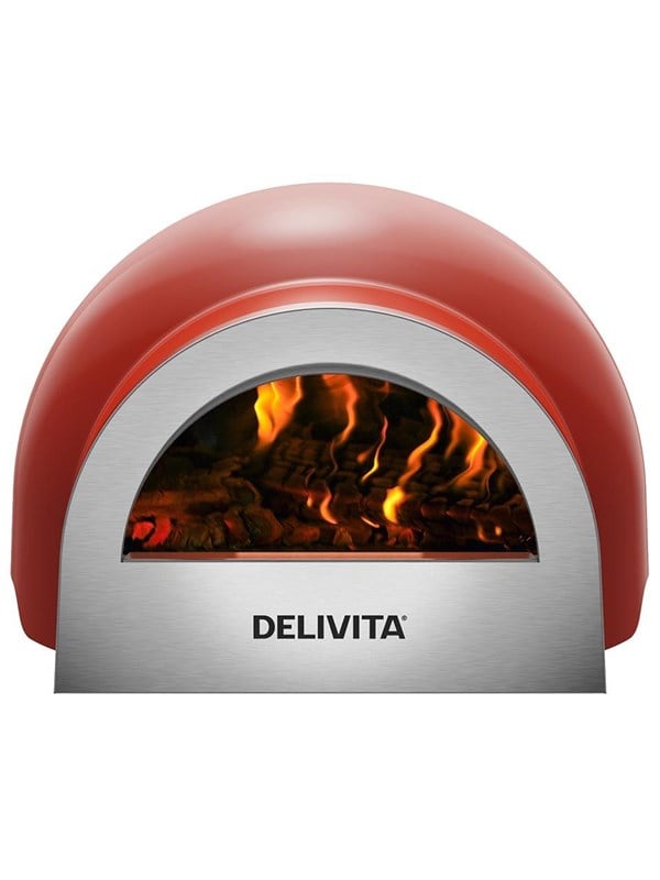 Delivita Origin Wood-Fired Pizza Oven Chilli Red