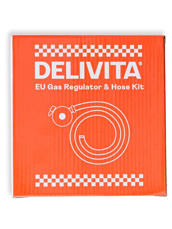 Delivita Gas Regulator & Hose Kit 30mbar NL+BE