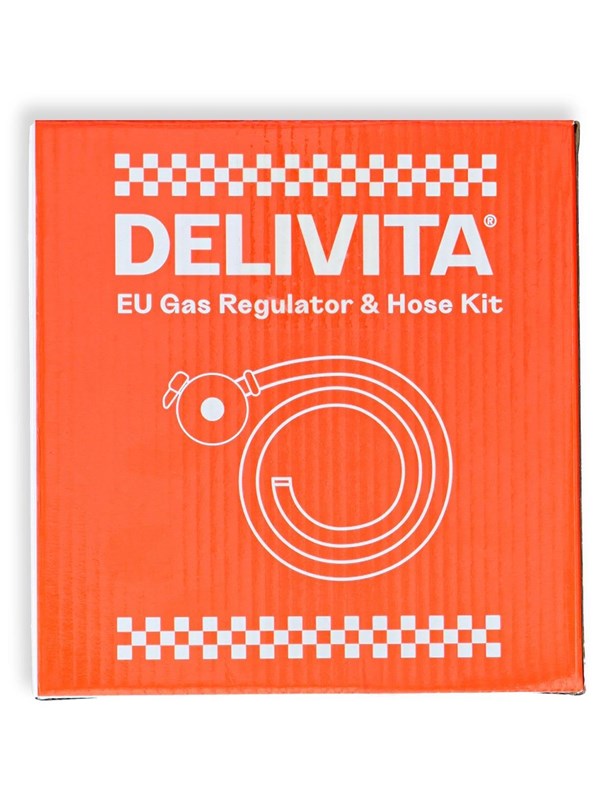 Delivita Gas Regulator & Hose Kit 37mbar FR