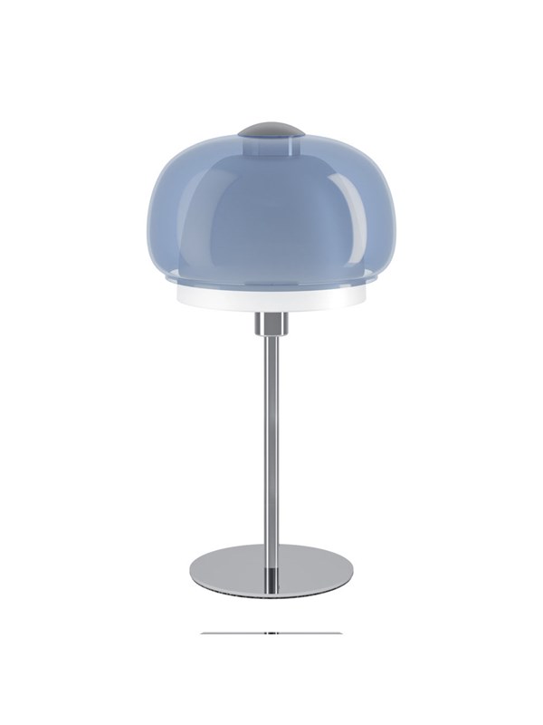 EGLO BELOMONTEJO BORDLAMPE H415 E27 M/AFBR. KROM/HVID/BLÅ