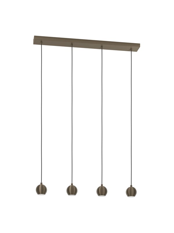 EGLO BIMEDA 1 LANGBORD L770 4L GU10 MØRK BRONZE