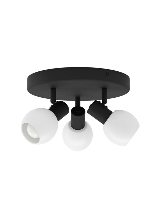 EGLO CASTELLAZO RONDEL Ø:250 3L E14 SORT/HVID