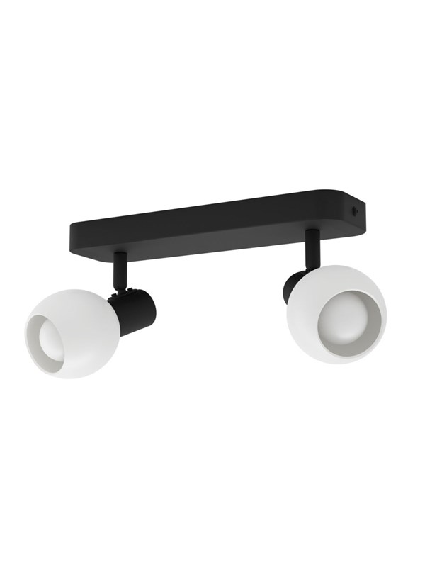 EGLO CASTELLAZO SPOTSKINNE L300 2L E14 SORT/HVID