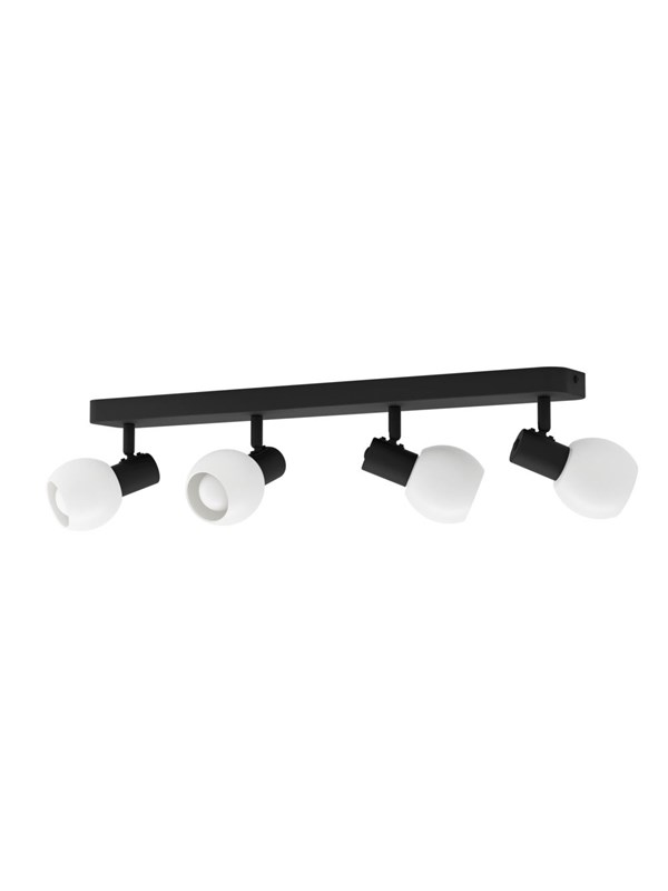 EGLO CASTELLAZO SPOTSKINNE L580 4L E14 SORT/HVID