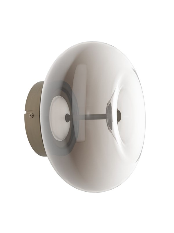 EGLO OPTICA 1 LOFT Ø:250 CCT MØRK BRONZE/BRUN-TRANSP.