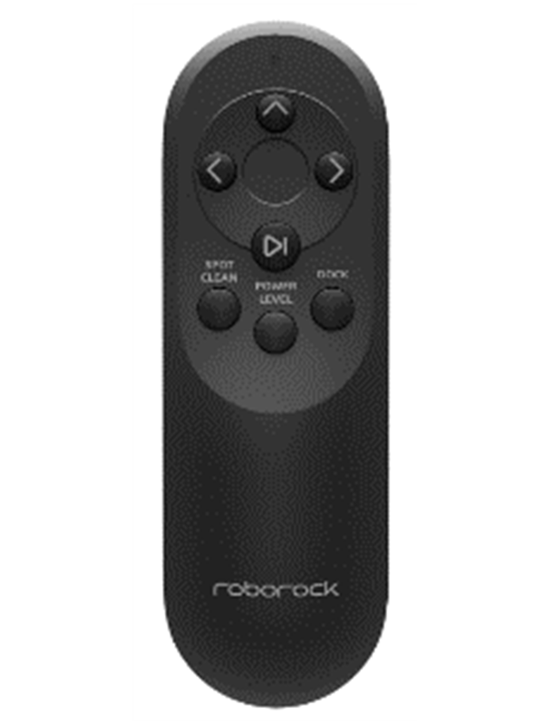 Roborock Robotstøvsuger remote control black no battery