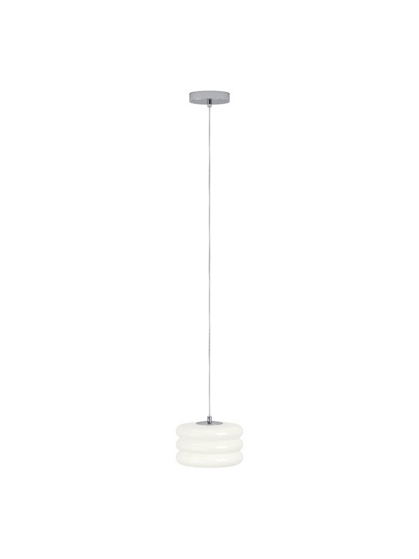 EGLO TORTORA PENDEL Ø:200 KROM/HVID