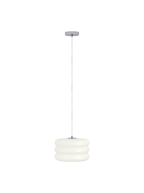 EGLO TORTORA PENDEL Ø:300 KROM/HVID