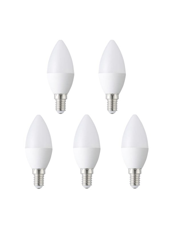 EGLO LED/LED COB light E14 C35 OPAL 2700K 470LM 5 STK E14