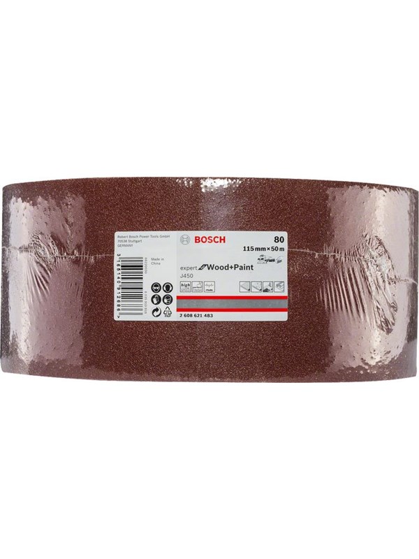 Bosch J450 Expert for Wood and Paint, 115 mm X 50 m, G80