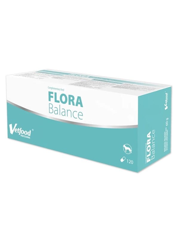Vetfood Flora Balance kosttilskud til hunde - 120 tabletter, fordøjelsesstøtte billede