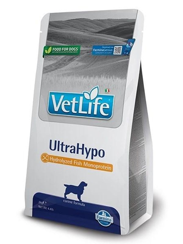 Diætfoder til hund Farmina Vet Life UltraHypo Adult Fish - 2 kg