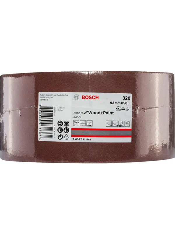 Bosch J450 Expert Sanding Roll P320 50m