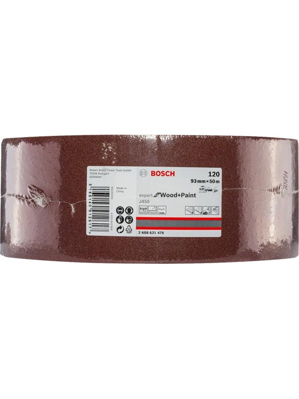 Bosch J450 Expert Sanding Roll P120 50m