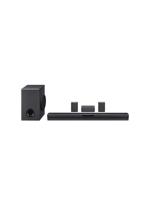 LG SQC4R 4.1 soundbar 220 W med baghøjttalere, sort