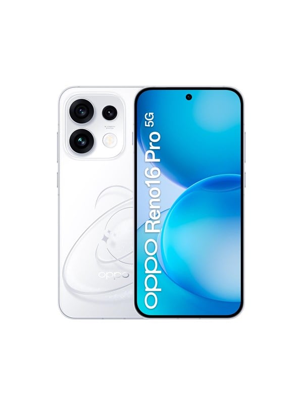 OPPO Reno16 Pro 512GB/12GB - Pop White - DKK 5.999 - Spar 25%