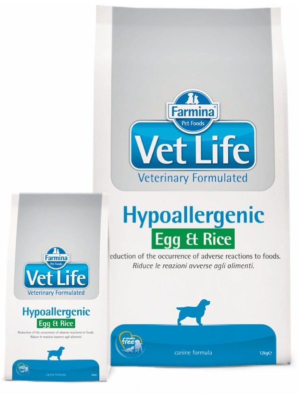 Farmina VET LIFE Hypoallergenic Æg & Ris 12 kg.