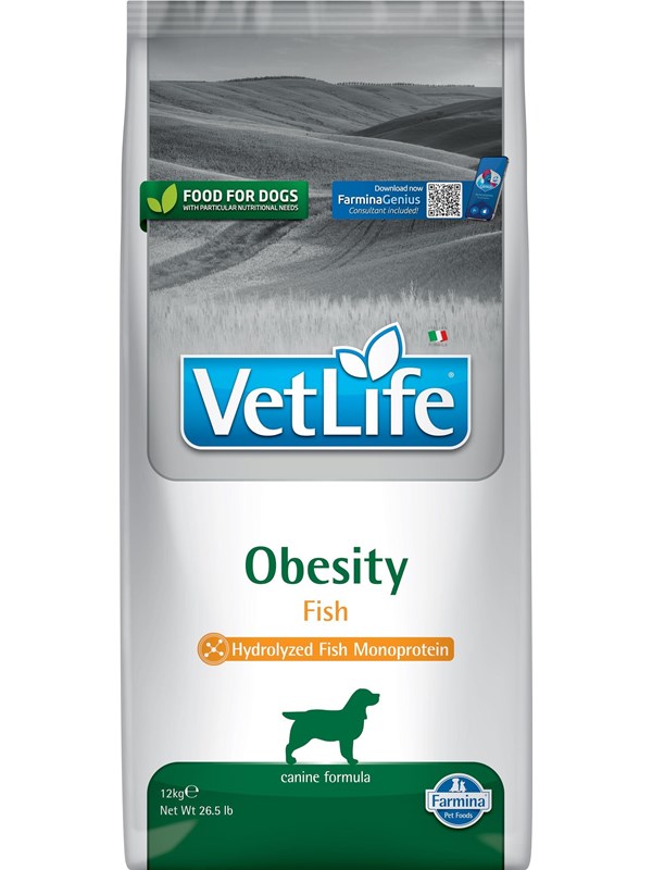 Farmina Vet Life Obesity Fisk - 12KG