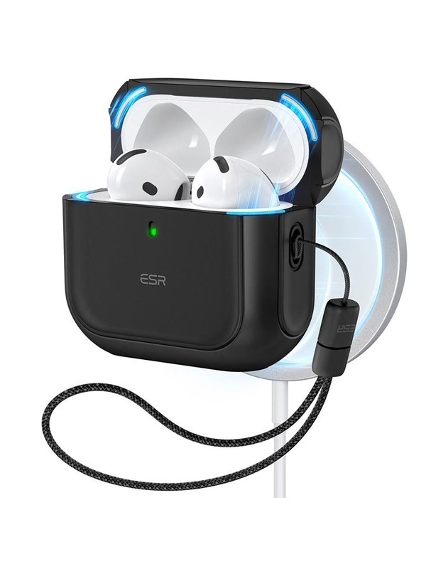 ESR Orbit Halolock MagSafe case for Apple AirPods 4 - black
