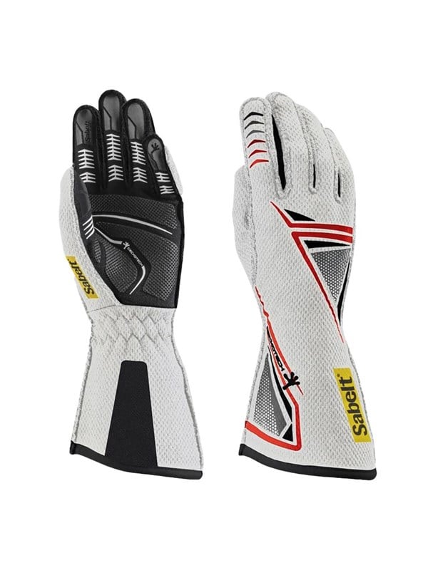 Sabelt Sim-Racer Gloves G39 - White - Medium - Sim Racing Tilbehør